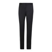 Alexander McQueen Eleganta Slim-fit Byxor Black, Herr