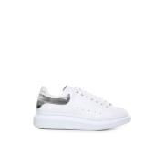 Alexander McQueen Vita Läder Sneakers White, Herr