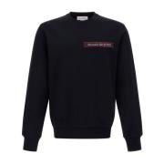 Alexander McQueen Lyxig Felpe Sweatshirt för Kvinnor Black, Dam