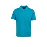 C.p. Company Stretch Piqué Polo Shirt Blue, Herr