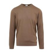 C.p. Company Ikonisk Crew Neck Sweatshirt Brown, Herr