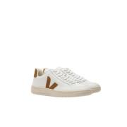 Veja Kamel Läder Sneaker White, Herr