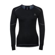 Odlo Långärmad Crew Neck Black, Dam