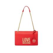 Love Moschino Stiliga Väskor Red, Dam