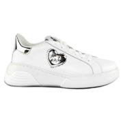 Love Moschino Vita Sneakers White, Dam