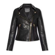 AllSaints ‘Dalby’ läderjacka Black, Dam