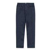 Carhartt Wip Straight Trousers Blue, Herr