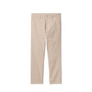 Carhartt Wip Straight Trousers Beige, Herr