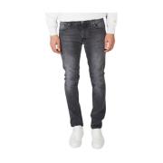 Nudie Jeans Slim-fit kol denim jeans Gray, Herr