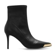 Versace Jeans Couture Ankelboots med klack Black, Dam