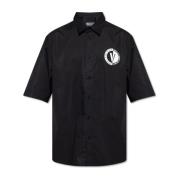 Versace Jeans Couture Skjorta med logotyp Black, Herr