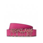 Versace Jeans Couture Fuchsia Dam Bälte - 95, Höj Din Stil Pink, Dam