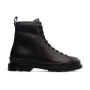 Camper Stiliga Läder Ankelboots Black, Dam