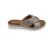 ara Flexibel och halkfri sandal för kvinnor Beige, Dam