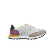 Premiata Johnlow Damsneakers i Blandade Texturer Gray, Dam