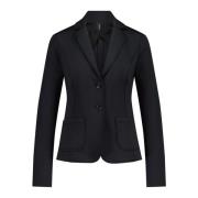 Marc Cain Stretch Jersey Blazer Black, Dam