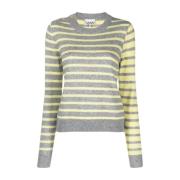 Ganni Stilfull Sweater Pullover Multicolor, Dam
