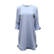 Ganni Polyester klnningar Blue, Dam