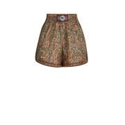 Etro Casual shorts Green, Dam