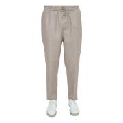 Etro Straight Trousers Beige, Herr