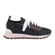 Brunello Cucinelli Sneakers - Regular Fit - Alla temperaturer Black, D...