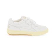 Palm Angels Quiltade lädersneakers White, Dam