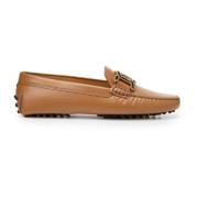 Tod's Eleganta platta loafers för kvinnor Brown, Dam