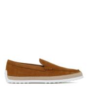 Tod's Ljusbruna mockasiner att glida i Brown, Herr