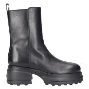 Tod's Ankelboots Kalvskinn Black, Dam