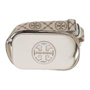 Tory Burch Miller Mini Crossbody Väska - Stilren och Hållbar Beige, Da...