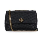 Tory Burch Vadderad Läder Axelväska - Svart Black, Dam