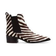 Tory Burch Ankelboots med djurmotiv Brown, Dam