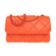 Tory Burch Fleming Soft Liten axelväska Orange, Dam