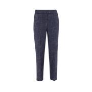 Peserico Slim-fit Trousers Blue, Dam