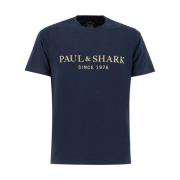 Paul & Shark Tränings T-shirts Blue, Herr