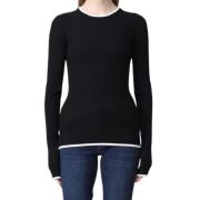 Sportmax Stiliga Sweaters för Sport Black, Dam