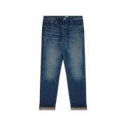 Edwin Straight Jeans Blue, Herr