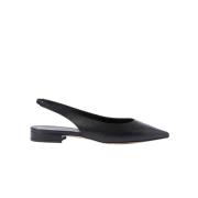 Scarosso Elegant Svart Slingback Ballerinaskor Black, Dam