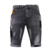 Local Fanatic Slim Fit Marinblå Shorts Herr - 1034-Sh Gray, Herr