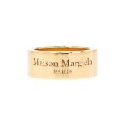 Maison Margiela Graverad Logosilverring Yellow, Unisex