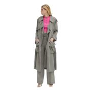 Erika Cavallini Trenchcoats Gray, Dam