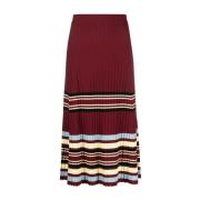 Wales Bonner Midi Skirts Red, Dam