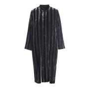 Bitte Kai Rand Elegant Velvet Stripe Klänning Black, Dam