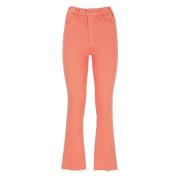 Mother Straight Jeans Orange, Dam