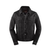 Moorer Denim Jacka Black, Herr