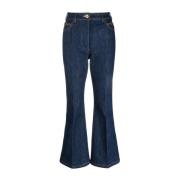 Patou Flared Jeans Blue, Dam