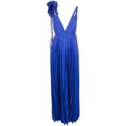 P.a.r.o.s.h. Women Clothing Dress Blue Ss23 Blue, Dam