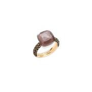 Pomellato Nude Maxi Dark Ring - Elegant Mode Tillbehör Brown, Dam