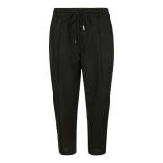 Drole de Monsieur Tapered Trousers Black, Herr