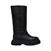 Gia Borghini Rain Boots Black, Dam